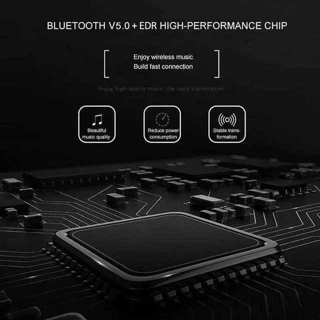 Alt view image 6 of 7 - Wireless Bluetooth Headset Foldable HD Mic Active Noise Reduction Hi-Fi Stereo Deep Bass Headphones Music Call Gaming Headset