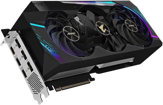 Alt view image 2 of 7 - GIGABYTE AORUS GeForce RTX 3080 XTREME 10GB Video Card, GV-N3080AORUS X-10GD (REV 2.0) LHR