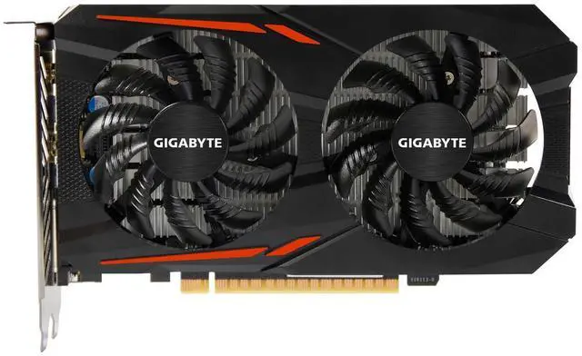 Alt view image 4 of 5 - GIGABYTE GeForce GTX 1050 Ti 4GB GDDR5 PCI Express 3.0 x16 ATX Video Cards GV-N105TOC-4GD