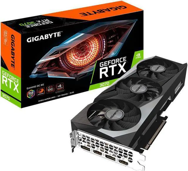 Alt view image 7 of 7 - GIGABYTE Gaming GeForce RTX 3070 8GB GDDR6 PCI Express 4.0 x16 ATX Video Card GV-N3070GAMING OC-8GD (REV 2.0)