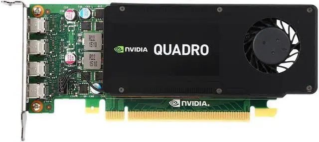 Alt view image 2 of 3 - NVIDIA Quadro K1200 4GB 128-bit GDDR5 PCI Express 2.0 ATX or SFF Graphic Card Workstation Video Card - OEM Package