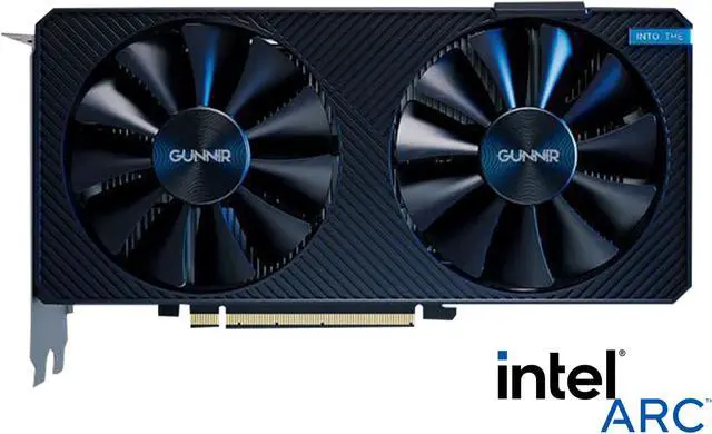 Alt view image 2 of 5 - GUNNIR Intel Arc A380 Photon 6G OC Graphics Card, 6GB GDDR6 Gaming Graphics Card, 3 x DisplayPort 1 x HDMI 2.0, Intel Graphics Card