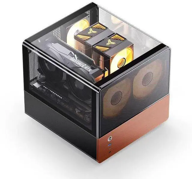 Main image of KINGWING New Gaming PC Desktop AMD Ryzen 5 5600X 3.7GHz(up to 4.6GHz), RTX 5050 8GB, 32GB DDR4 RAM, 1TB M.2 SSD, WIFI &Bluetooth, RGB Fans, Windows 11 Desktop 550W PSU