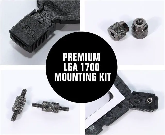 Alt view image 3 of 7 - Vetroo Premium Intel LGA1700/1200/115X Mounting Kit for Vetroo V240 V360 AIO CPU Cooler