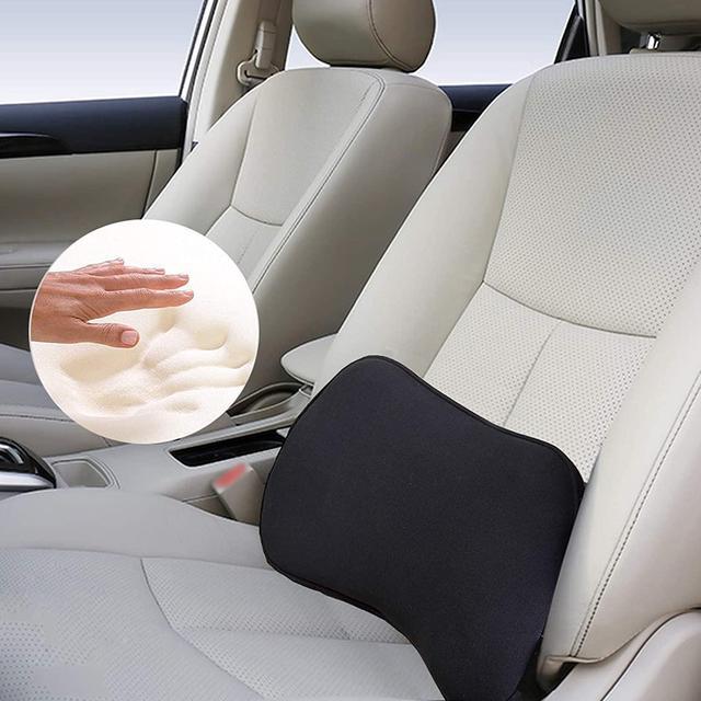 Lumbar Support Pillow Memory Foam Chair Cushion Supports Lower Back for  Easy Posture in The Car Office Plane Sciatica Pillows