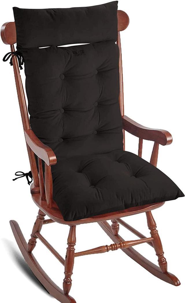 Big Hippo Outdoor Seat/Back Chair Cushion - Tufted High Back Patio Chair  Cushions Soft Thicken Patio Chair Cushion for Indoor, Outdoor, Home Use