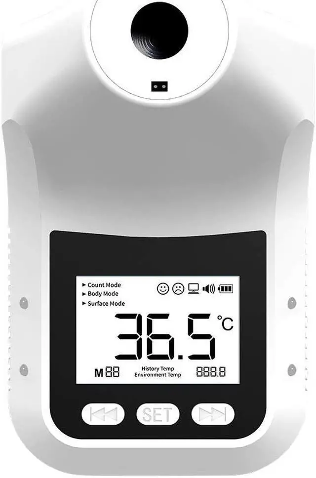 Main image of Wall Mounted Thermometer K3 PRO Non-Contact Infrared Temperature Measurement Forehead Thermometer with Alarm for Office Home Supermarket Subway School Community (no Battery Included) use 4AA Battery