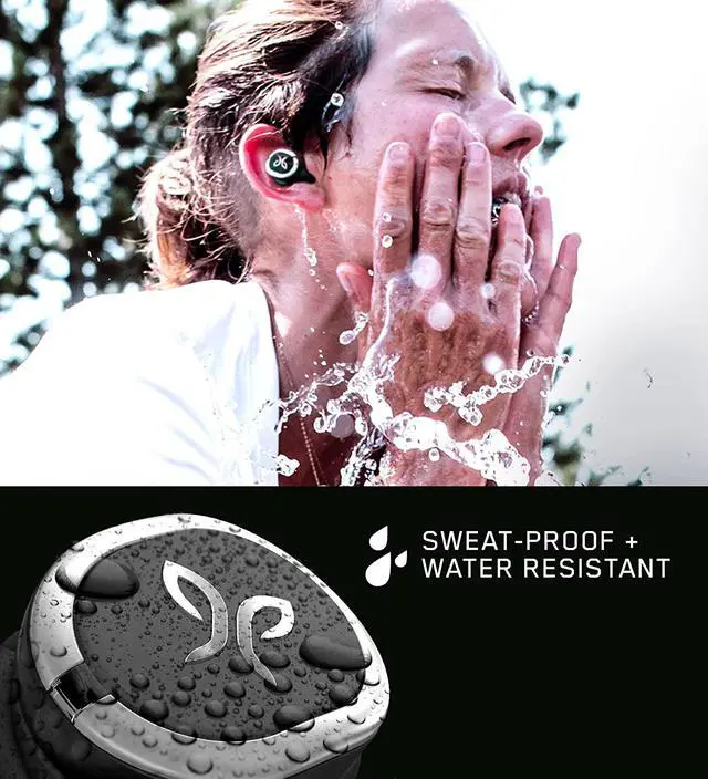 Alt view image 3 of 6 - Jaybird RUN True Wireless Headphones for Running, Secure Fit, Sweat-Proof and Water Resistant, Custom Sound, 12 Hours In Your Pocket, Music + Calls (Jet)