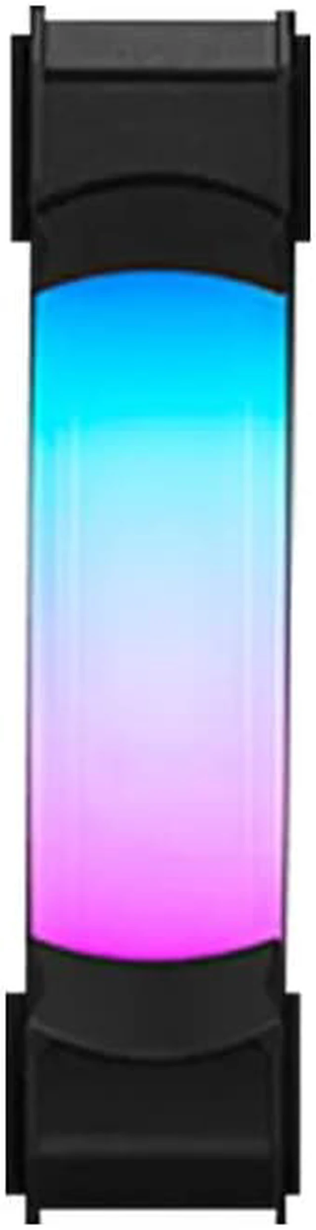 Alt view image 4 of 4 - SUIUBUY 3 Pack 120mm RGB & PWM Game Case Fan RGB 12V Quiet LED Transparent Gaming PC Computer CPU Case Fan and PC Case Cooler