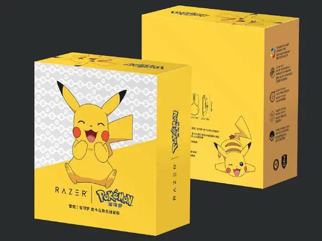 Alt view image 6 of 7 - Ultimate X Pokemon Hyperspeed Lightest Wireless Gaming Mouse & RGB Pikachu Tail Charging Dock: 20K DPI Optical Sensor - Chroma Lighting - 8 Programmable Buttons - 70 Hr Battery