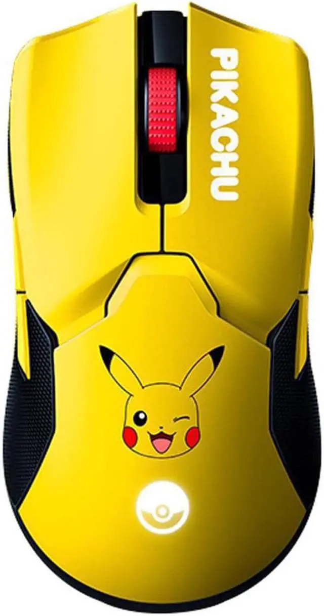 Alt view image 4 of 7 - Ultimate X Pokemon Hyperspeed Lightest Wireless Gaming Mouse & RGB Pikachu Tail Charging Dock: 20K DPI Optical Sensor - Chroma Lighting - 8 Programmable Buttons - 70 Hr Battery