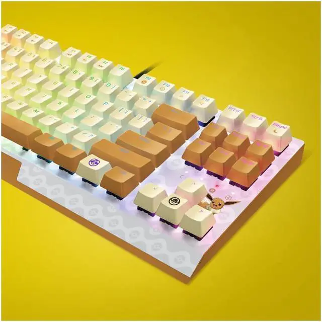 Alt view image 4 of 4 - V3 x Pokemon Tenkeyless Mechanical Gaming Keyboard: Mechanical Switches - Chroma RGB Lighting - Compact Form Factor - Programmable Macro Functionality - USB Passthrough