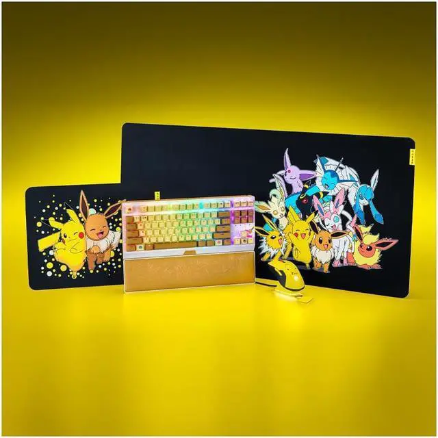 Alt view image 3 of 4 - V3 x Pokemon Tenkeyless Mechanical Gaming Keyboard: Mechanical Switches - Chroma RGB Lighting - Compact Form Factor - Programmable Macro Functionality - USB Passthrough