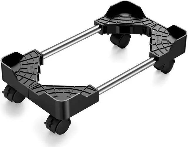 Main image of Mobile CPU Stand, Computer Tower Holer with Locking Caster Wheel Adjustable Computer Tower Stand with Locking Caster Wheels Under Home Office Desk