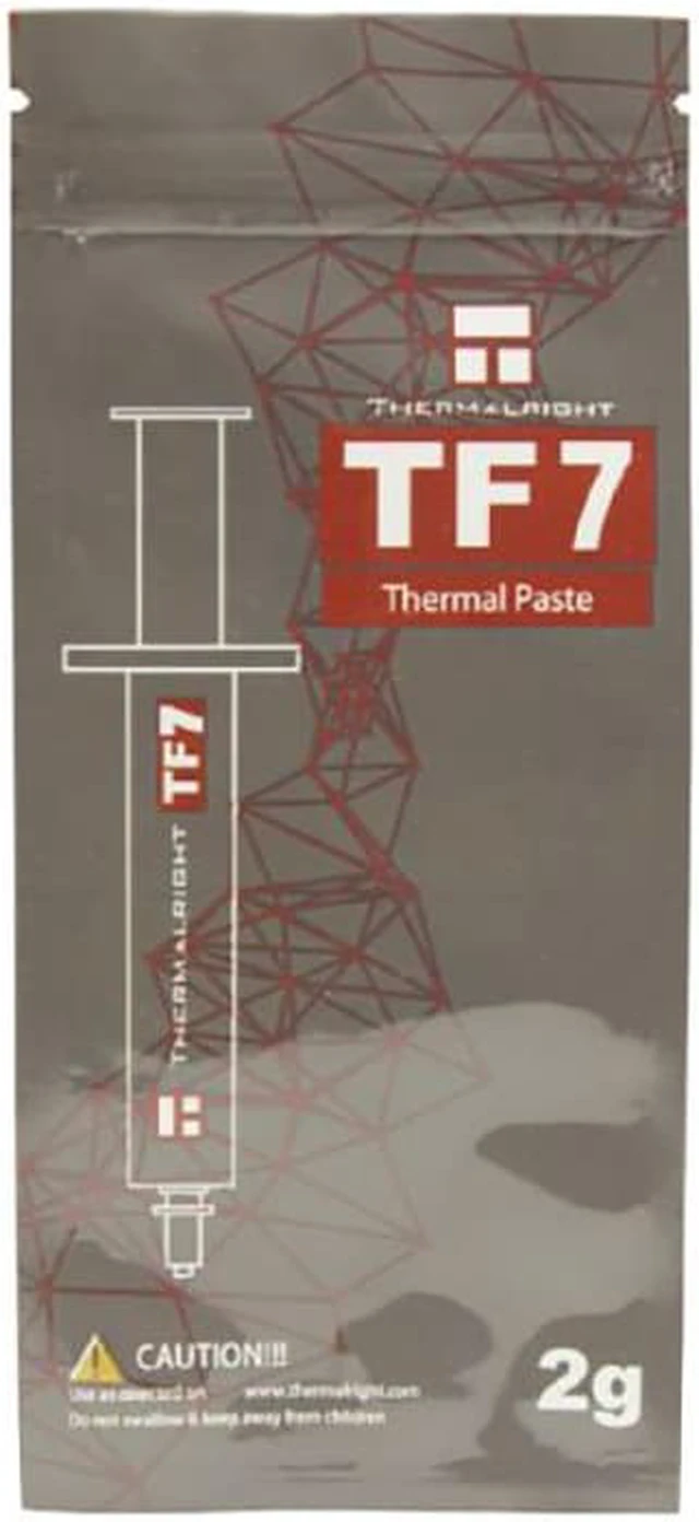 Alt view image 3 of 3 - Thermalright TF7 2g 12.8W/mK High Performance Thermal Compound Paste , for CPU GPU cooler long life, for All heatsinks CPU Coolers, with applying Tool