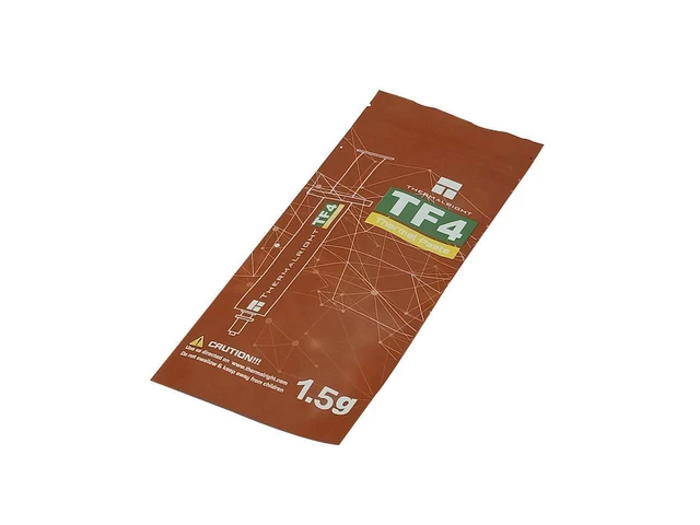 Alt view image 6 of 6 - Thermalright TF4 Carbon Based Heatsink Paste 9.5 W/mK High Performance Thermal Compound Paste for Desktop Laptop Heatsink/GPU/CPU/LED Cooler Material 1.5g with Tool