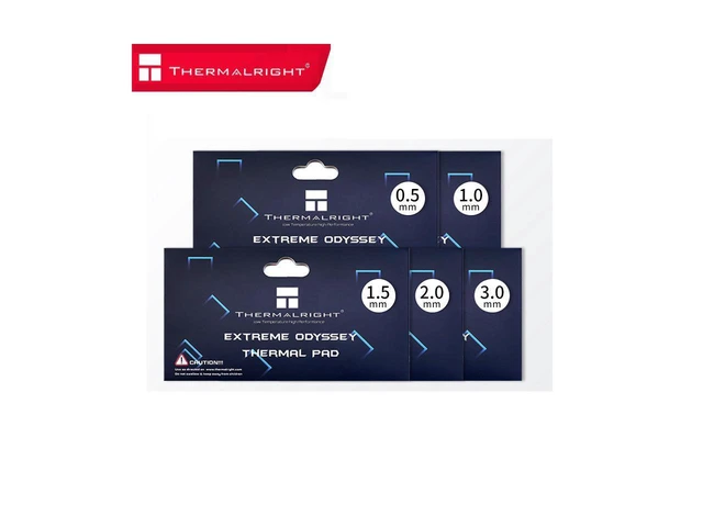 Alt view image 2 of 7 - Thermalright Extreme Odyssey Thermal Pad 12.8 W/mK Non Conductive Heat Resistance High Temperature Resistance Silicone Thermal Pads Suitable for Laptop Heatsink/GPU/CPU/LED Cooler 120x20x0.5mm