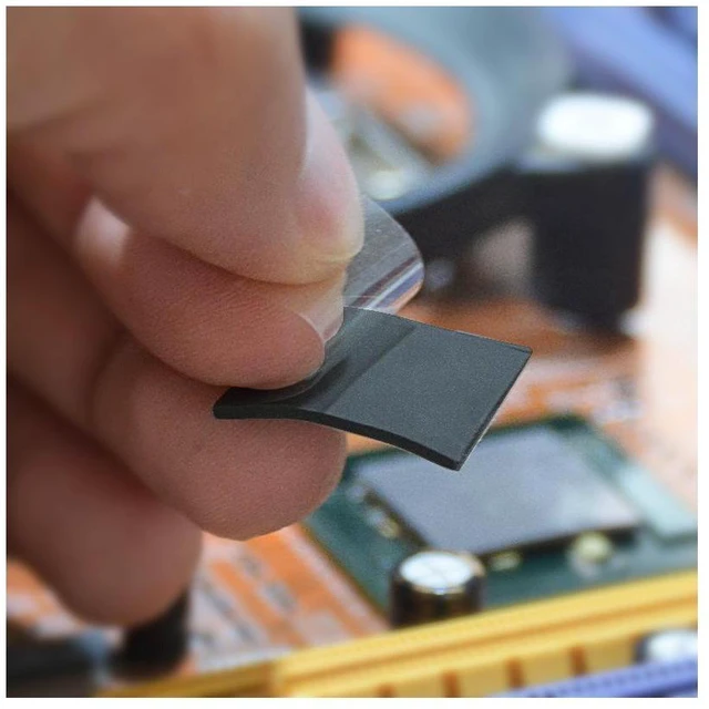 Alt view image 4 of 7 - Thermalright Extreme Odyssey Thermal Pad 12.8 W/mK Non Conductive Heat Resistance High Temperature Resistance Suitable for Desktop Laptop Heatsink/GPU/CPU/LED Cooler 120x120x1.0mm
