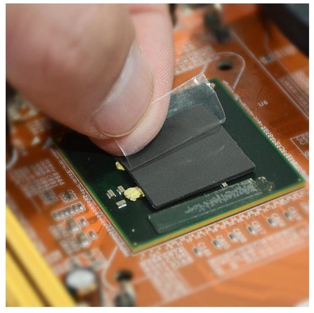Alt view image 6 of 7 - Thermalright Extreme Odyssey Thermal Pad 12.8 W/mK Non Conductive Heat Resistance High Temperature Resistance Suitable for Desktop Laptop Heatsink/GPU/CPU/LED Cooler 120x120x1.0mm