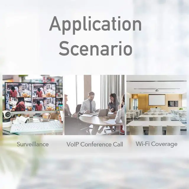 Alt view image 4 of 7 - Cudy 2 Channel Gigabit PoE Injector, 10/100/1000Mbps, 2 Gigabit Input, 2 PoE Output, 2 x 30 watts PoE Adapter, Wall-Mount, Comply with 802.3at / 802.3af, 48V