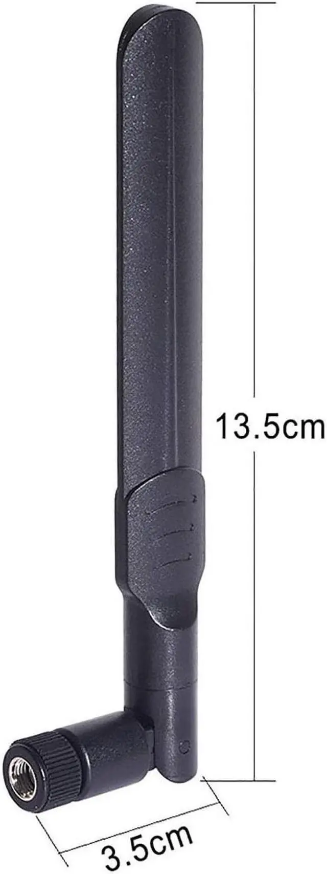 Alt view image 6 of 7 - Xiaogan Dual Band WiFi 2.4GHz 5GHz 5.8GHz 8dBi MIMO RP-SMA Male Antenna (4-Pack) for WiFi Router Wireless Network Card USB Adapter Security IP Camera Video Surveillance Monitor