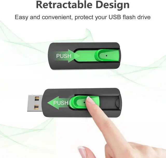 Alt view image 5 of 7 - 128GB Flash Drive USB Flash Drive 128 GB Thumb Drive USB 2.0 Memory Stick Zip Drive Backup Jump Drive Single 128GB 128G USB Drive for PC Laptop