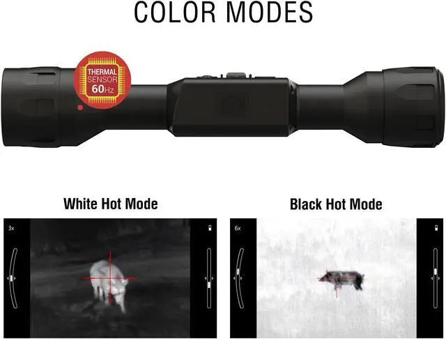Alt view image 7 of 7 - ATN THOR LT 320 2-4X Ultra Light Thermal Rifle Scope New Sensor