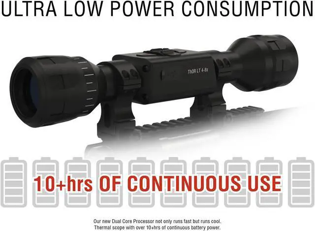 Alt view image 3 of 7 - ATN THOR LT 320 3-6X Ultra Light Thermal Rifle Scope New Sensor