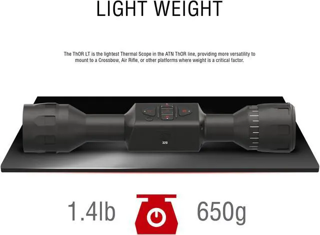 Alt view image 3 of 6 - ATN Thor LT 320 5-10x, Ultra Light Thermal Rifle Scope