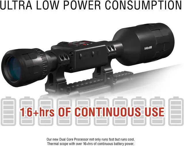 Alt view image 2 of 7 - ATN ThOR 4 384 2-8x Thermal Rifle Scope
