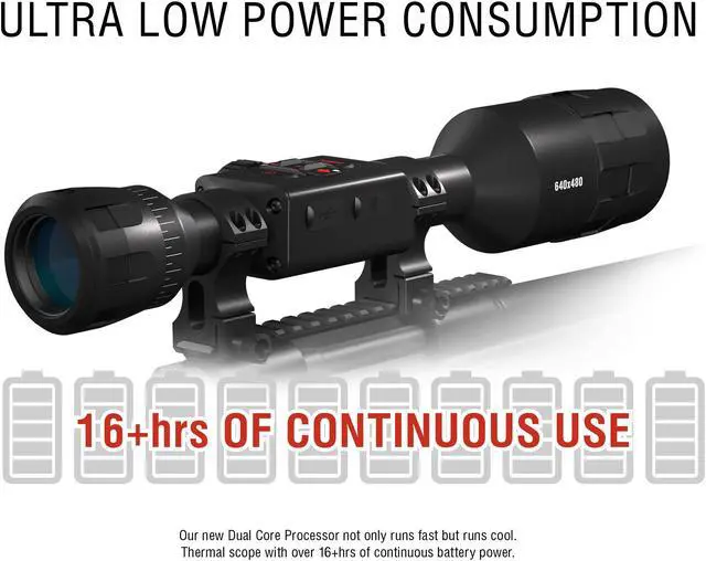 Alt view image 4 of 7 - ATN ThOR 4 384 1.25-5x Thermal Rifle Scope