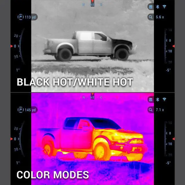 Alt view image 5 of 5 - ATN BINOX 4T 384 2-8x Smart HD Thermal Binoculars w/ Laser Rangefinder