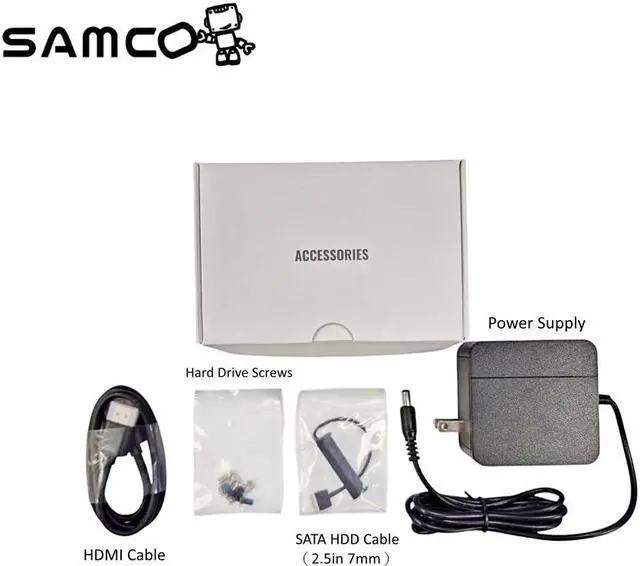 Alt view image 7 of 7 - Samco GT01-790 Mini PC, Intel Core i7-11390H, 32GB RAM, 1TB SSD, Wi-Fi 6, Windows 11 Pro