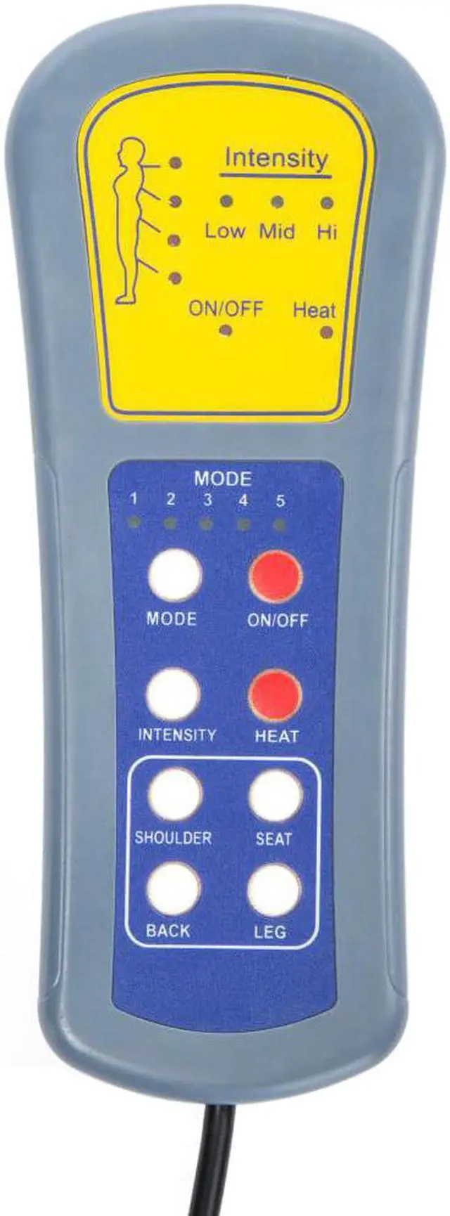 Alt view image 4 of 7 - vidaXL Massage Recliner Chair Reclining Chair for Elderly Light Gray Fabric