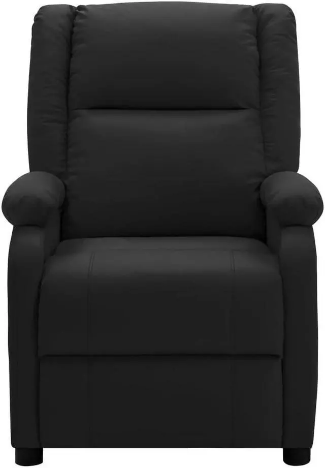 Alt view image 16 of 17 - vidaXL Massage Chair Black Faux Leather Electric Recliner Adjustable Chair