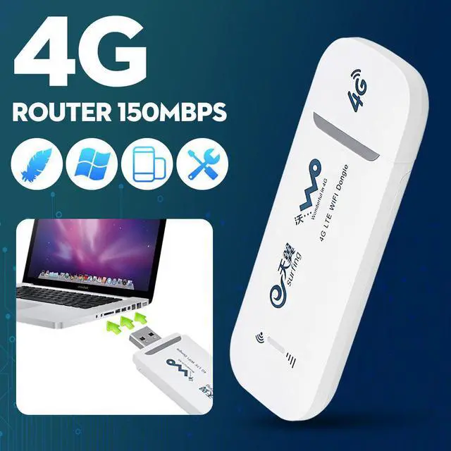 Alt view image 2 of 5 - 4G LTE USB wifi modem 3g 4g usb dongle car wifi router 4g lte dongle network adaptor with sim card slot