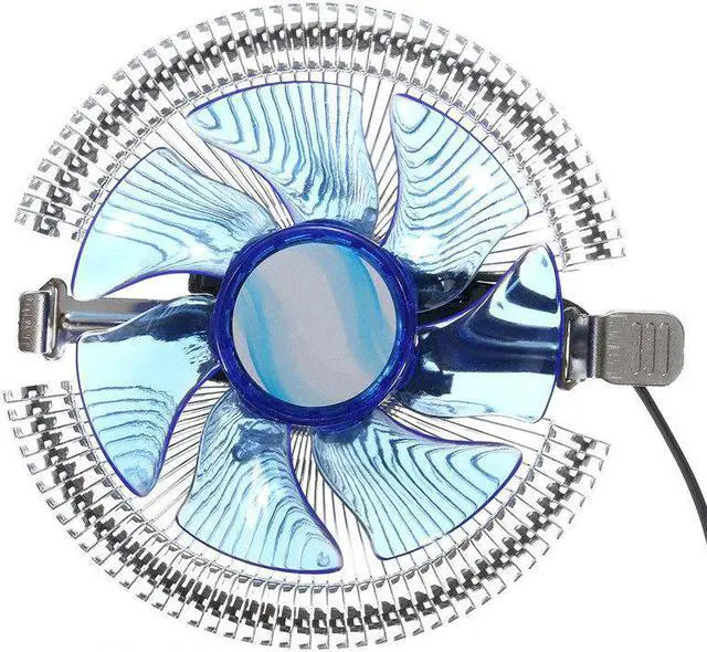 Alt view image 4 of 5 - LED CPU Cooler Cooling Fan Heatsink Pro for Intel LGA775 1155/1156 AMD754/939/940/AM2/AM2+ AM3 for PC Computer Desktop