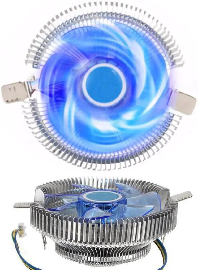 Alt view image 2 of 5 - LED CPU Cooler Cooling Fan Heatsink Pro for Intel LGA775 1155/1156 AMD754/939/940/AM2/AM2+ AM3 for PC Computer Desktop