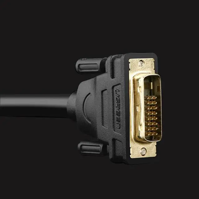 Alt view image 3 of 3 - UGREEN DV101 DVI(24+1) To DVI(24+1) Male to Male Cable Video Cable Adapter for Projector TV Computer 3M