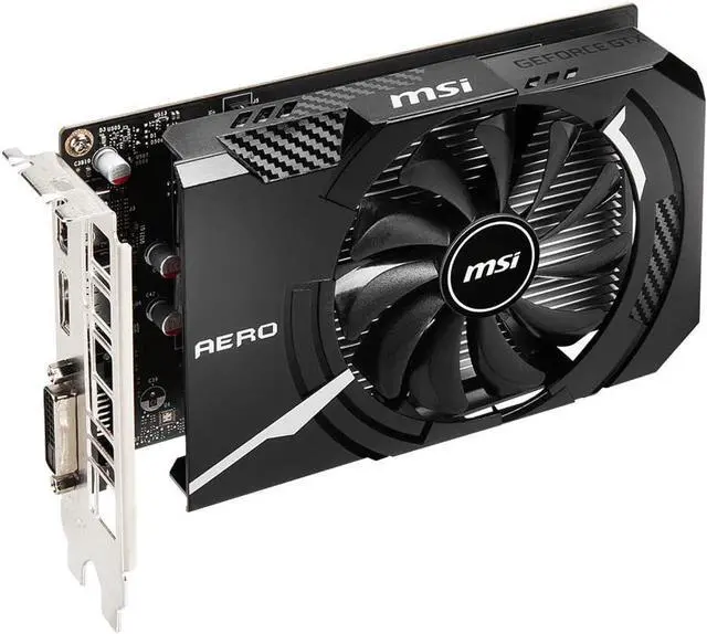 Alt view image 4 of 5 - MSI Gaming GeForce GTX 1650 128-Bit HDMI/DP/DVI 4GB GDRR6 HDCP Support DirectX 12 VR Ready OC ITX Graphics Card (GTX 1650 D6 AERO ITX OC)
