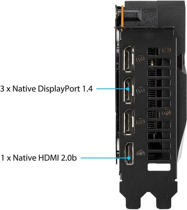 Alt view image 6 of 6 - ASUS AMD Dual Radeon RX 5500 XT EVO OC Edition Gaming Graphics Card (PCIe 4.0, 4GB GDDR6 Memory, HDMI, DisplayPort, Full HD Gaming, Axial-tech Fan Design, Auto-Extreme, Metal Backplate)