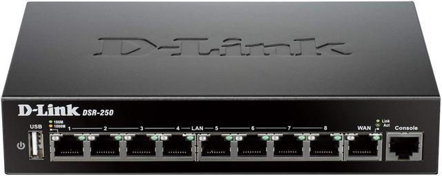 D-Link VPN Router, 8 Port Gigabit with Dynamic Web Content