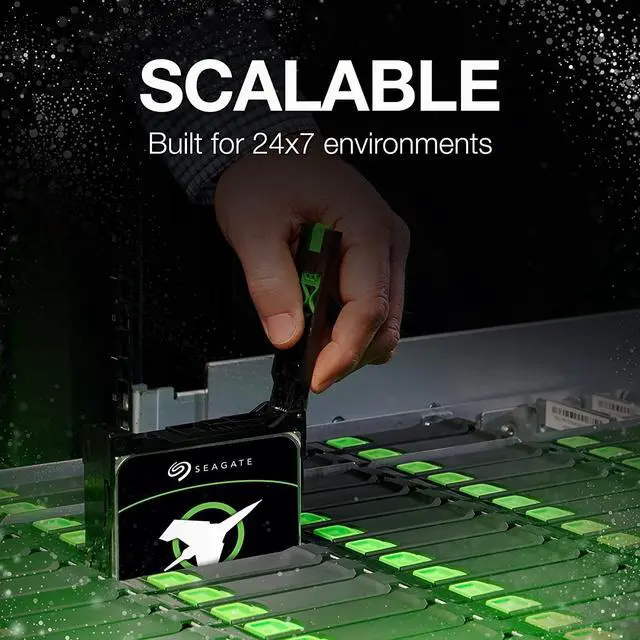 Alt view image 3 of 6 - Seagate Enterprise Capacity 3.5 HDD 10TB (Helium) 7200RPM SATA 6Gb/s 256 MB Cache Internal Bare Drive (ST10000NM0016)