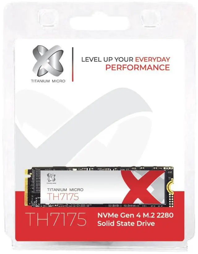 Alt view image 3 of 7 - Titanium Micro TH7175 1TB PCIe NVME 4.0 Gen 4 M.2 2280 Internal SSD