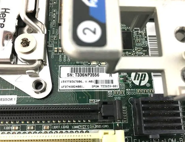 Alt view image 4 of 6 - HP 733839-001 System Board For Proliant Bl460C G8 Server