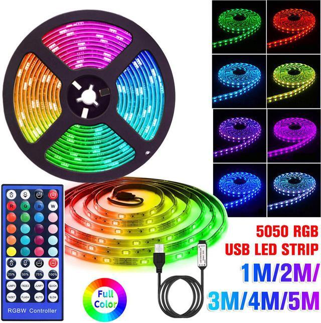1m 2m 3m 4m 5m led strip Waterproof 5050 300 LED Flexible light strip Power KIT 