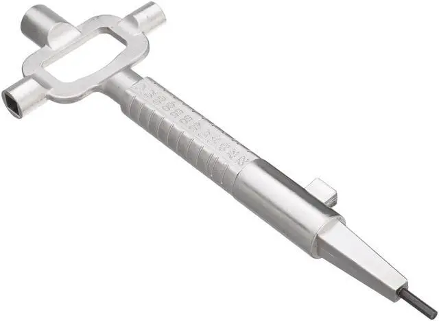 Alt view image 5 of 7 - Sliver Locksmith Tool Multi Purpose Cylinder Gauge Cam Turner Spindle Turner