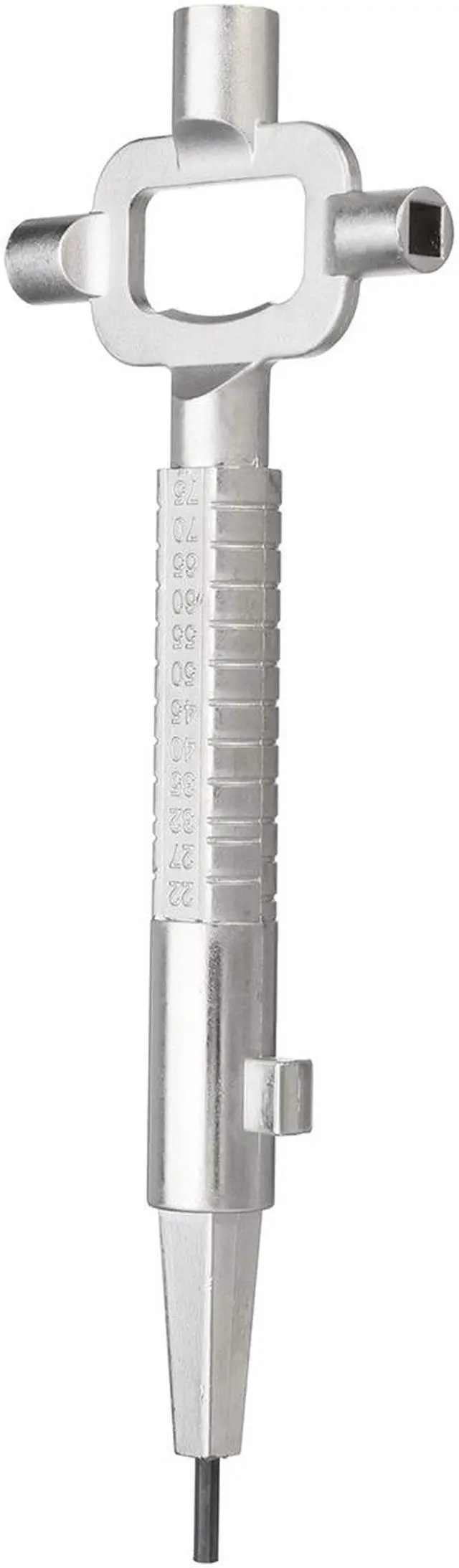 Alt view image 3 of 7 - Sliver Locksmith Tool Multi Purpose Cylinder Gauge Cam Turner Spindle Turner