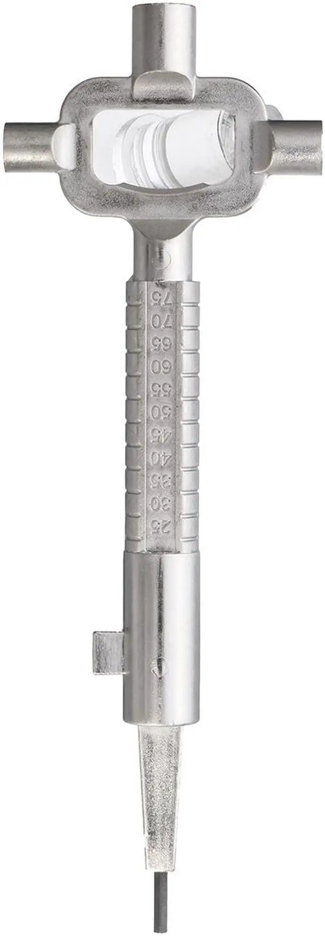 Alt view image 2 of 7 - Sliver Locksmith Tool Multi Purpose Cylinder Gauge Cam Turner Spindle Turner