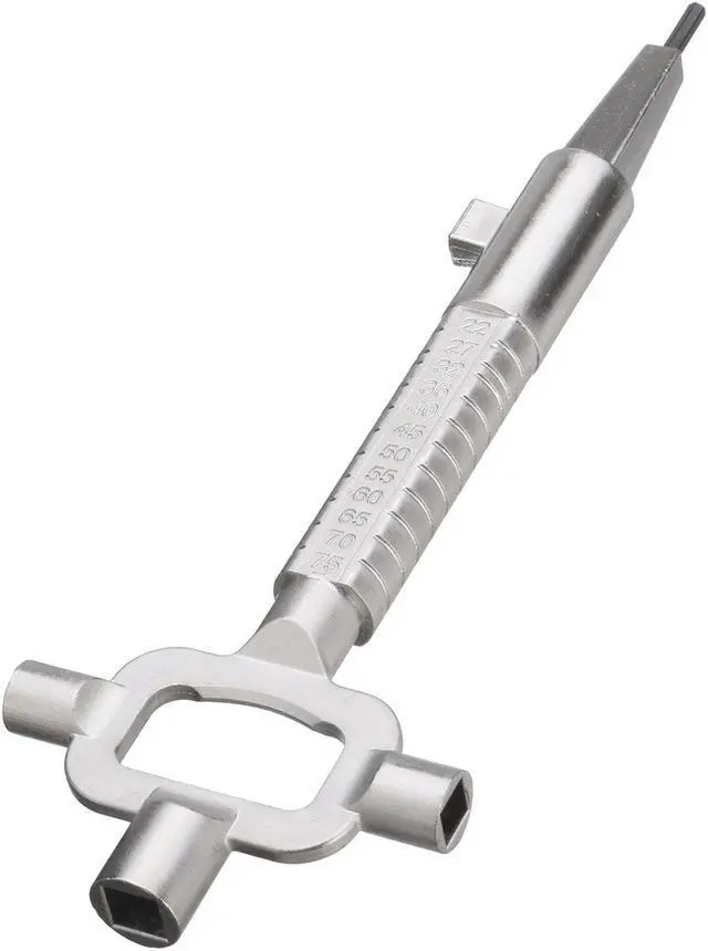 Alt view image 4 of 7 - Sliver Locksmith Tool Multi Purpose Cylinder Gauge Cam Turner Spindle Turner